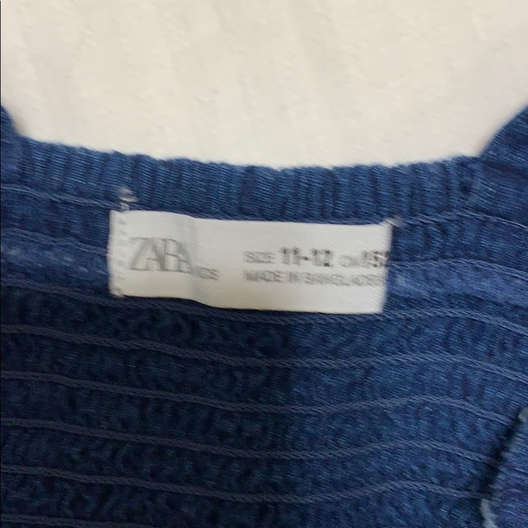 ZARA KEYHOLE DENIM DRESS - Picture 5 of 5